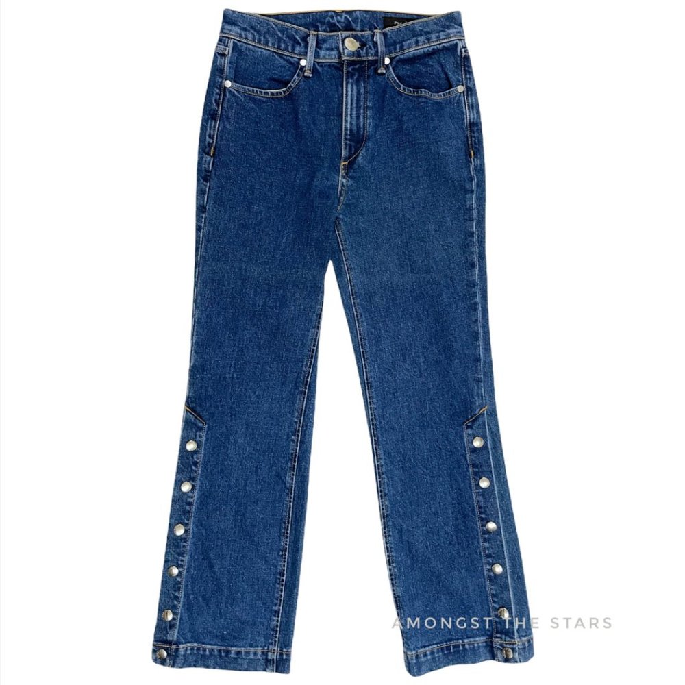 Rag & Bone Dylan Snap Button Wide Leg Cropped Jea… - image 5